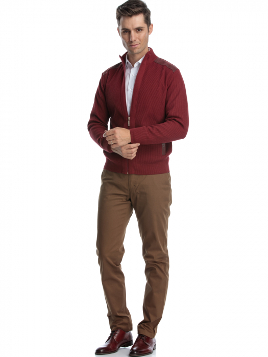 Jacheta slim visinie cu fermoar [2]