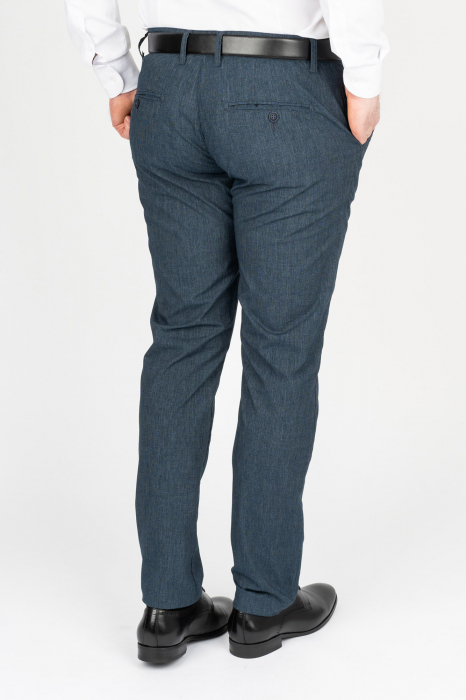 Pantaloni barbati chino slim navy [2]