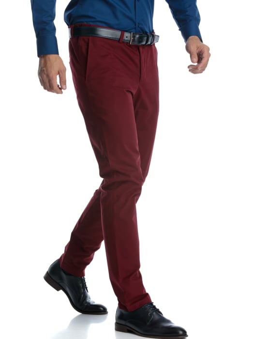 Pantaloni barbati slim fit visinii [2]