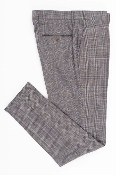 Pantaloni barbati stofa maro-caro [4]