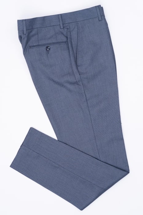 Pantaloni barbati stofa slim bleu [2]