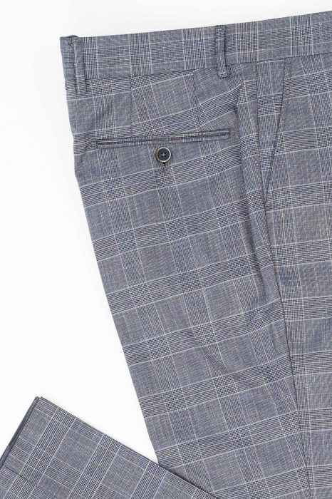 Pantaloni barbati stofa slim gri caro [4]