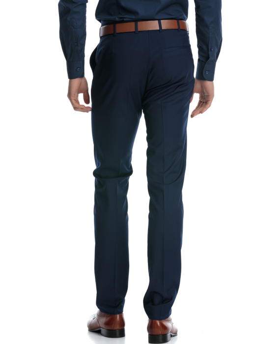 Pantaloni bleumarin din stofa [2]