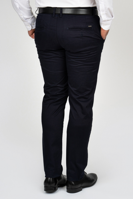 Pantaloni chino barbati slim fit navy [2]