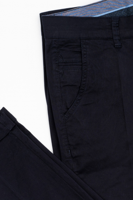 Pantaloni chino barbati slim fit navy [4]