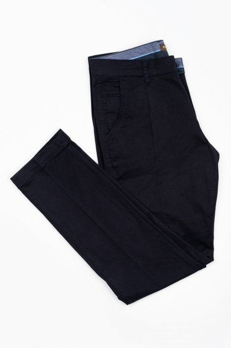 Pantaloni chino barbati slim fit navy [3]