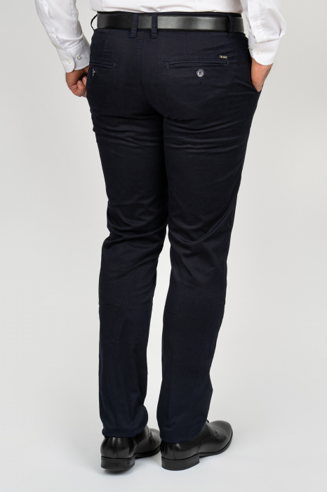 Pantaloni chino barbati slim fit navy [2]