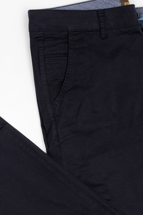 Pantaloni chino barbati slim fit navy [4]