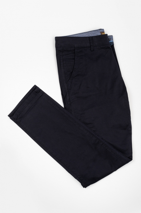 Pantaloni chino barbati slim fit navy [3]