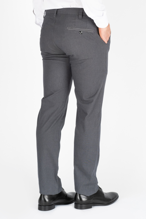 Pantaloni chino casual regular gri [3]