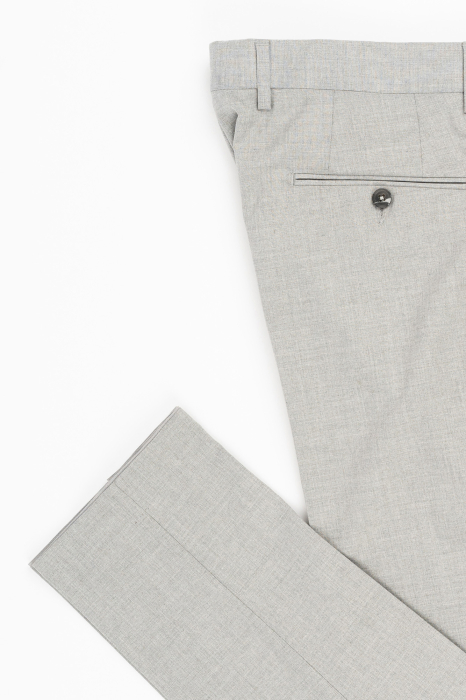 Pantaloni din stofa gri slim [2]