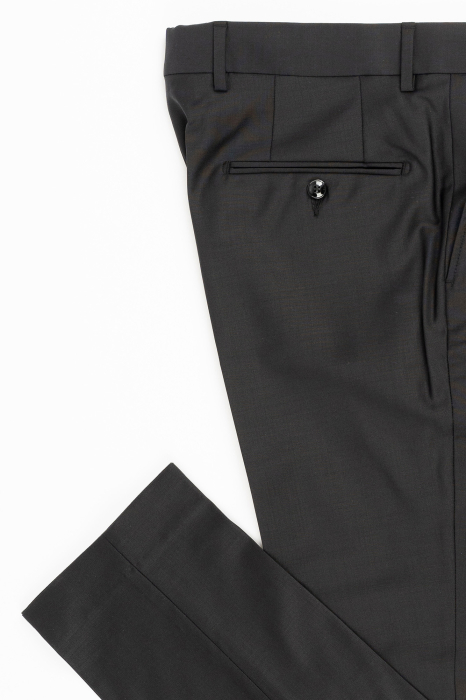 Pantaloni din stofa negri cu lana [4]