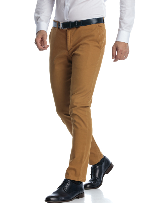 Pantaloni slim galben mustar [2]