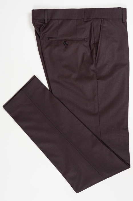 Pantaloni visinii din stofa slim fit [2]