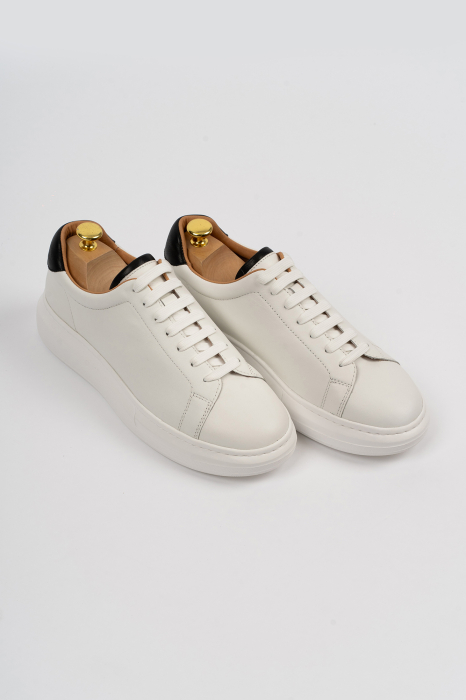 Pantofi barbati casual albi CONFORT [3]