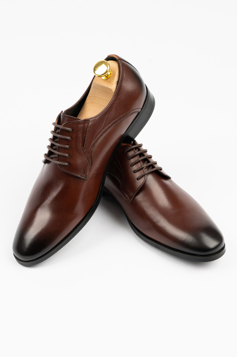 Pantofi barbati eleganti maro piele [1]