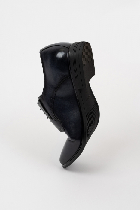 Pantofi barbati eleganti bleumarin piele CONFORT [4]