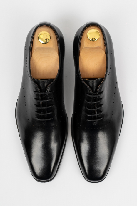 Pantofi barbati eleganti negri piele [2]