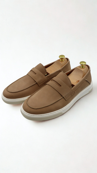 Pantofi loafer barbati bej CONFORT [4]