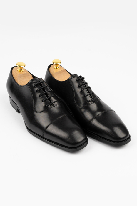 Pantofi piele barbati negri Oxford [3]