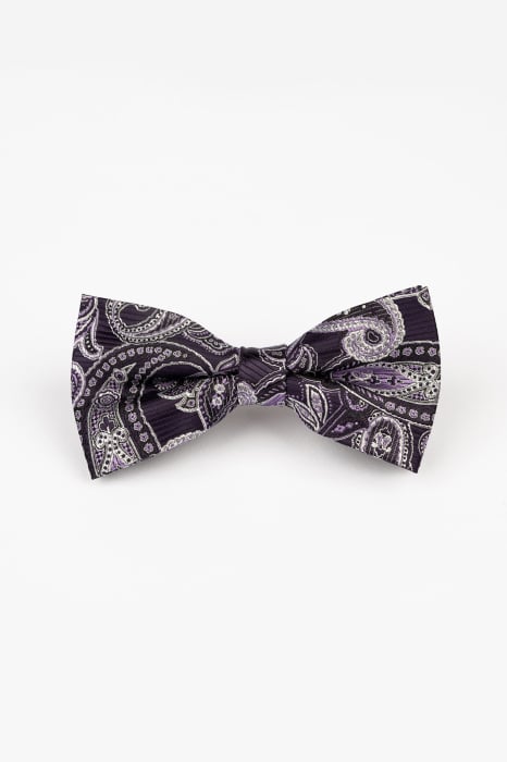 Papion mov cu paisley lila [2]