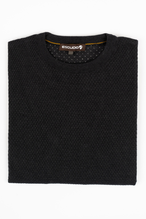 Pulover barbati regular fit  gri petrol [2]