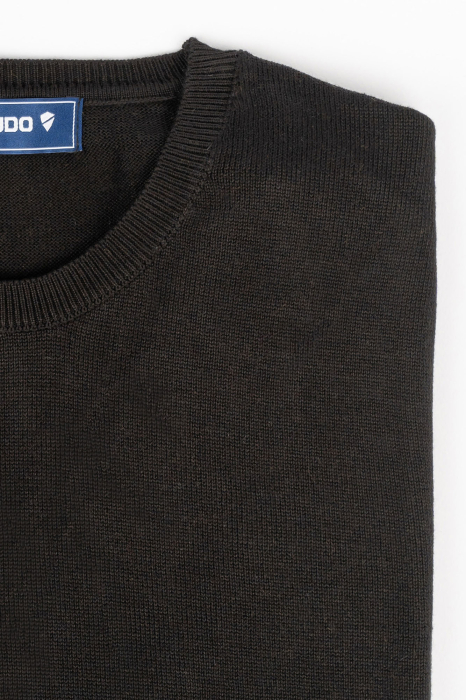 Pulover negru slim [3]