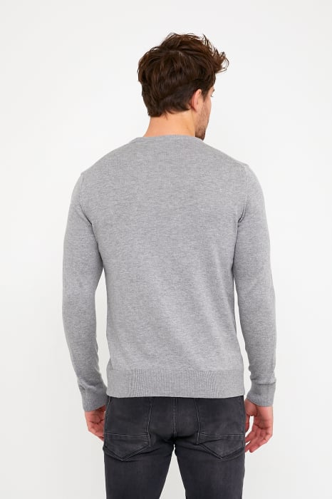 Pulover slim gri [4]