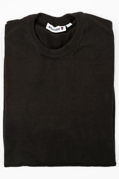 Pulover slim negru [6]