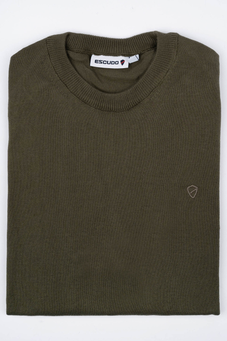 Pulover slim olive [7]