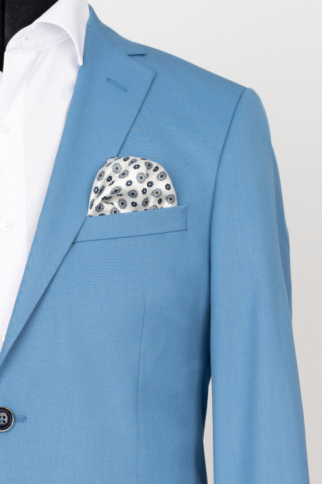 Sacou albastru -deschis slim [2]