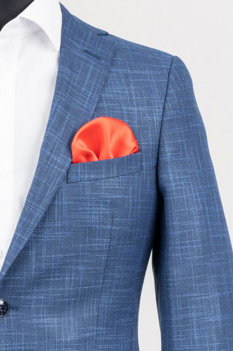 Sacou bleumarin pepit slim [2]