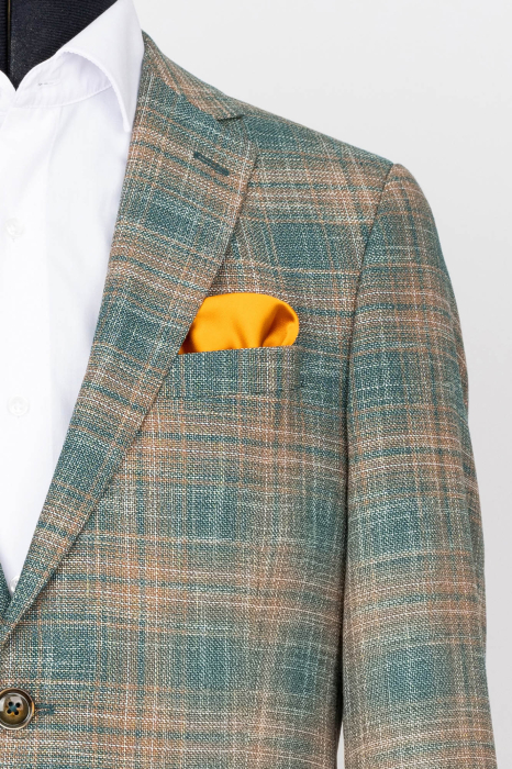 Sacou slim verde caro [2]