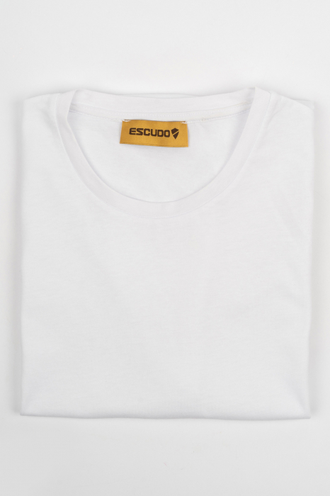 Tricou bumbac slim alb [2]