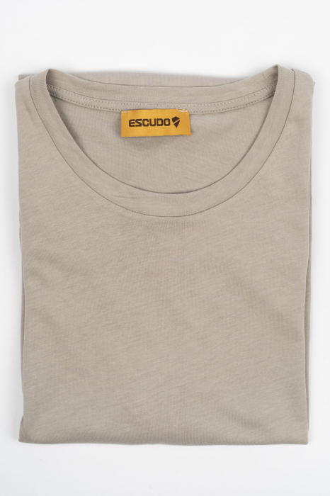 Tricou bumbac slim gri [2]