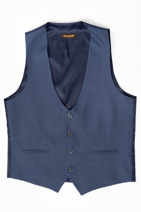 Vesta barbati slim bleumarin-pepit [2]