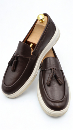 PANTOFI CASUAL - Pantofi loafer barbati maro CONFORT