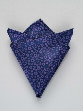 Batista bleumarin cu flori mov [0]