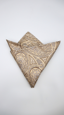 BATISTE - Batista ESCUDO bej-auriu cu model paisley