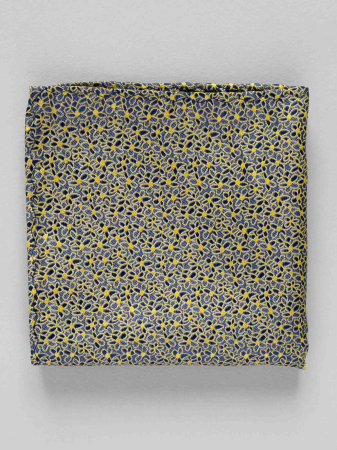 Batista model floral galben cu bleumarin [1]