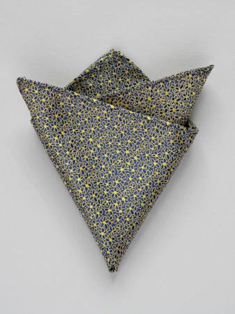 Batista model floral galben cu bleumarin [0]