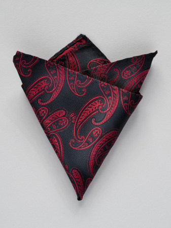 Batista model paisley bleumarin cu  rosu [0]