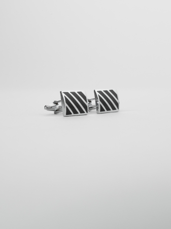 Butoni negri cu argintiu ESC001 [0]