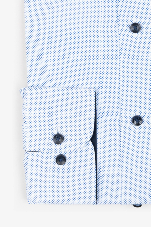 Camasa alba cu picouri bleumarin XS [1]