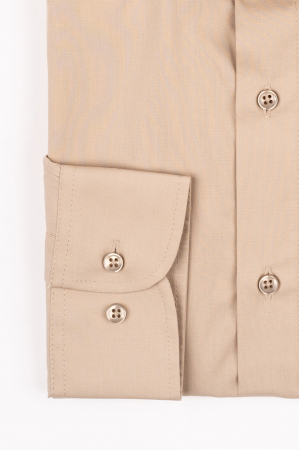 CAMASI - Camasa barbati clasica cappuccino slim fit