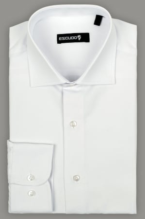 CLASICE - Camasa barbati regular fit alba 2XL-4XL