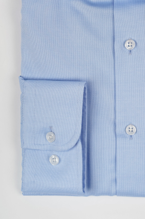 CAMASI - Camasa barbati regular fit bleu OXFORD NON IRON 2XL