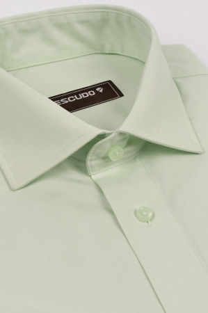 CAMASI CU MANECA SCURTA - Camasa barbati regular fit verde cu maneca scurta  2XL-3XL