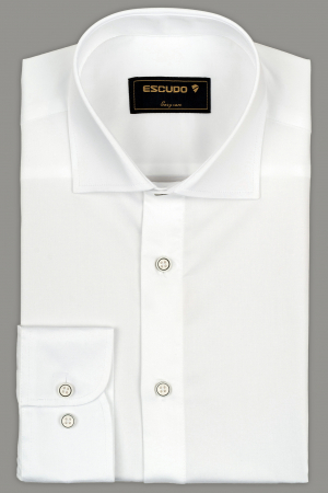 CLASICE - Camasa barbati slim fit alba PLATINUM-EASY CARE