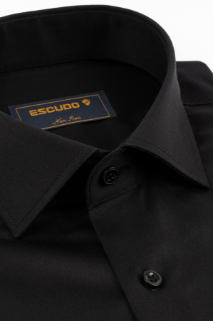 Camasa barbati slim fit neagra NON-IRON - 2XL [2]